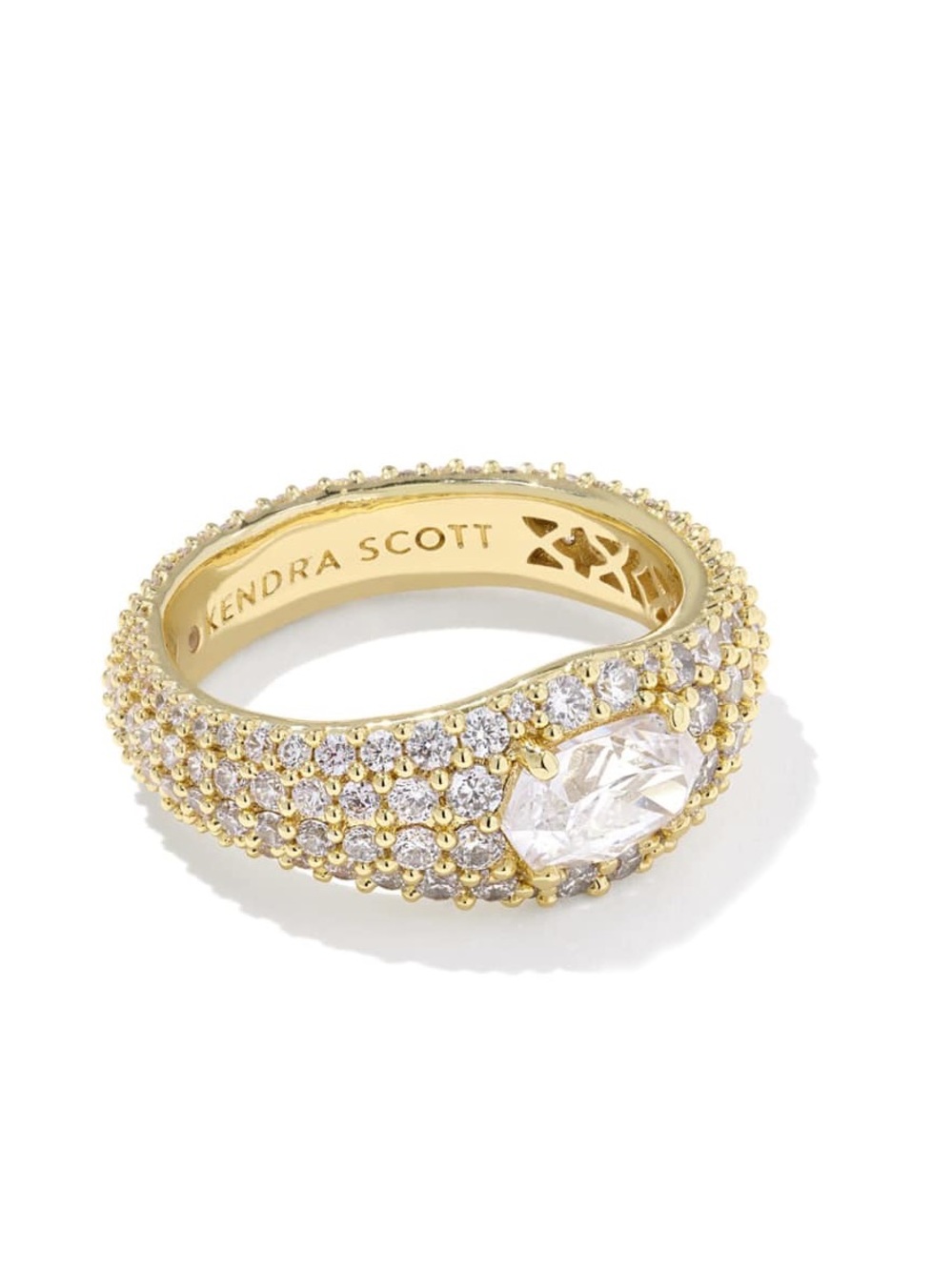 Kendra Scott Bella Gold Band Ring. Size 7
